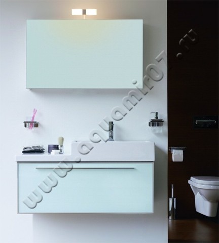 Раковина мебельная накладная Laufen Living City 100 см 8184310001041 в интерьере