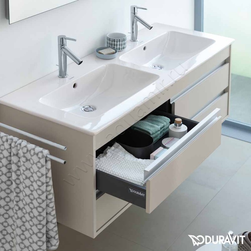 Тумба для раковины Duravit Ketho KT643309191 в интерьере