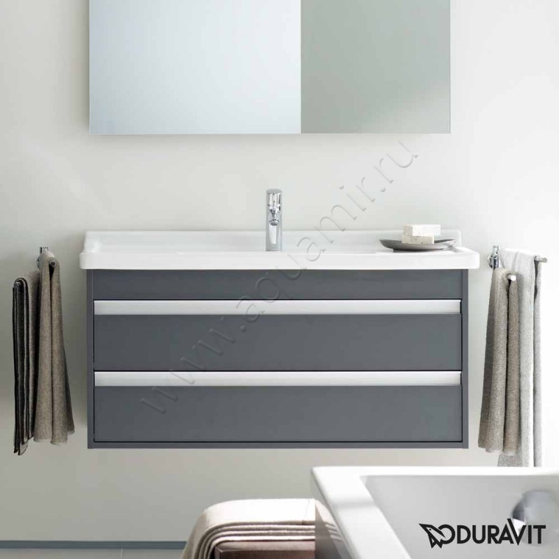 Тумба под раковину Duravit Ketho KT664505353 в интерьере