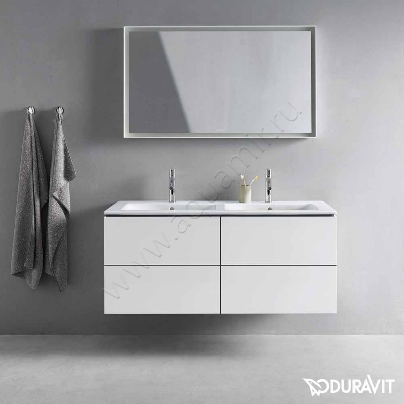 Тумба под раковину Duravit L-Cube LC625909090 в интерьере