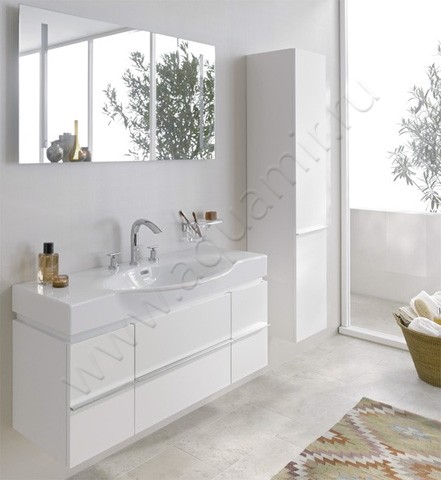 Раковина мебельная накладная Laufen Palace 120 см 8117040001041 в интерьере