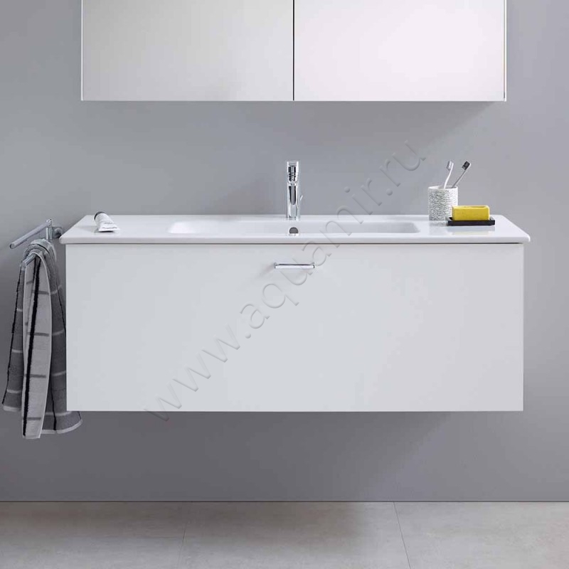 Тумба под раковину Duravit XBase XB603404949 в интерьере