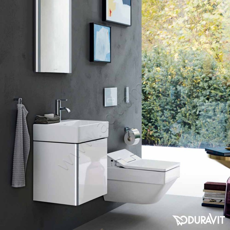 Тумба под раковину Duravit XSquare XS4060L9292 в интерьере