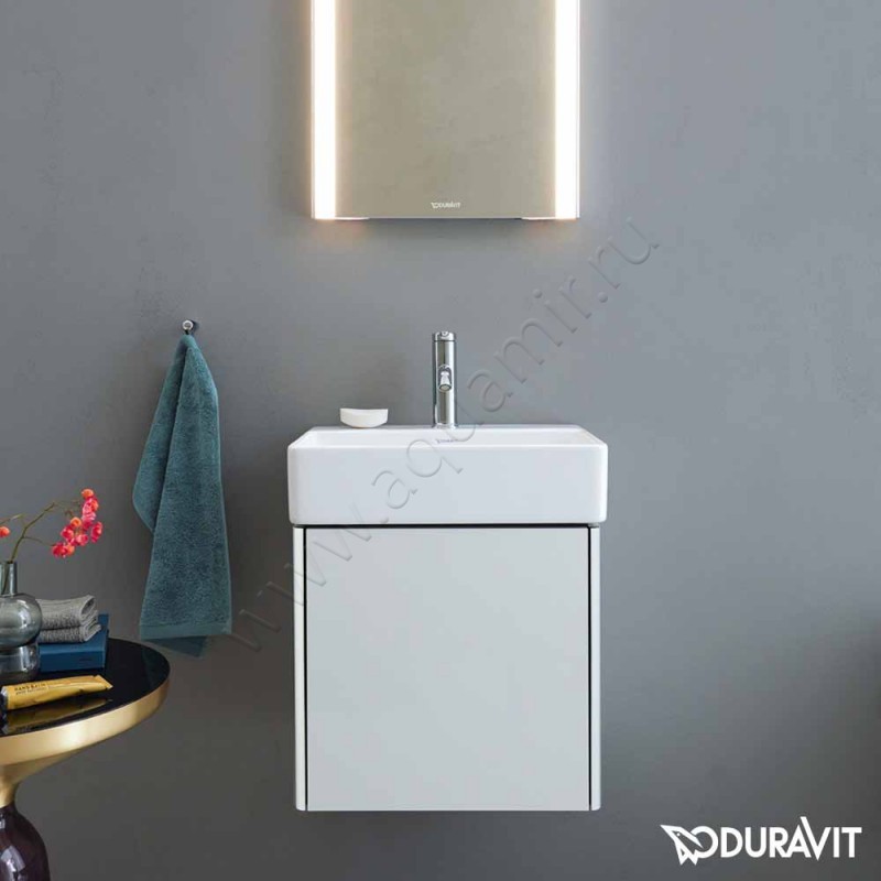 Тумба для раковины Duravit XSquare XS4060L9090 в интерьере