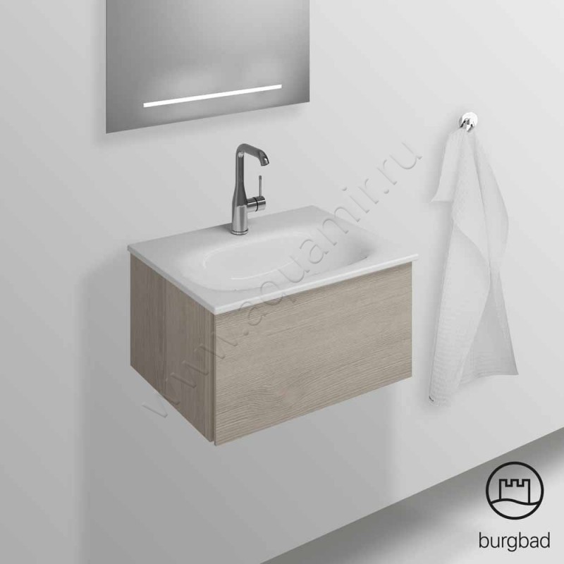 Тумба под раковину Burgbad Essence WWIJ05TF3874 в интерьере