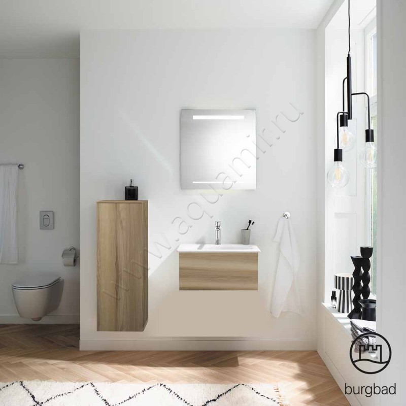 Тумба под раковину Burgbad Essence WWIJ05TF3875 в интерьере