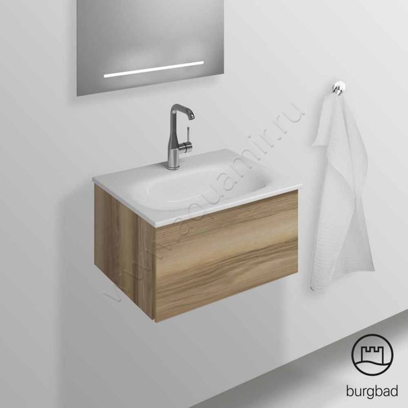 Тумба под раковину Burgbad Essence WWIJ05TF3875 в интерьере