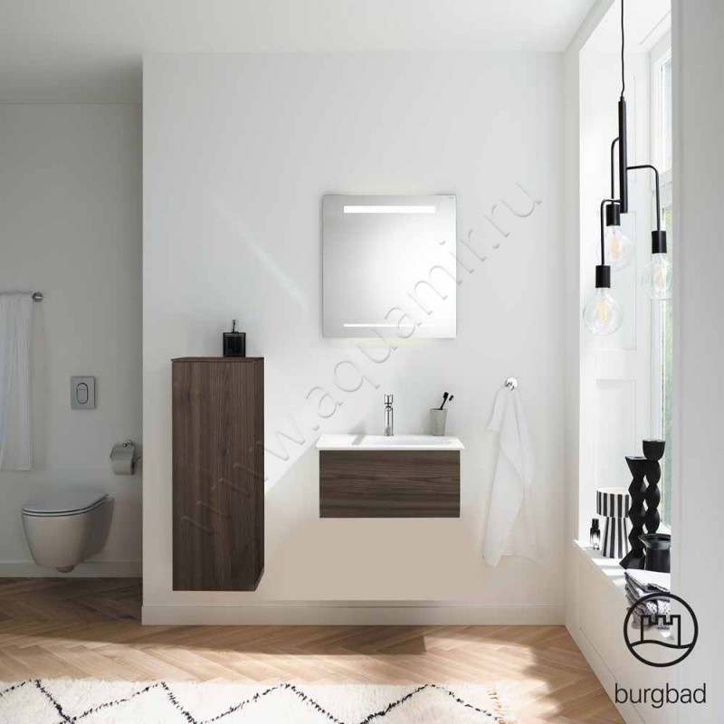 Тумба под раковину Burgbad Essence WWIJ05TF3877 в интерьере