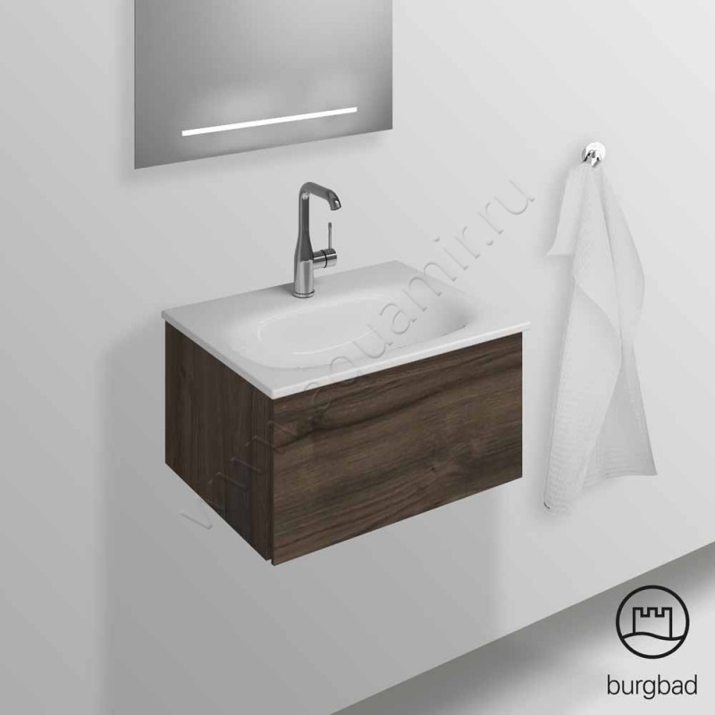 Тумба под раковину Burgbad Essence WWIJ05TF3877 в интерьере