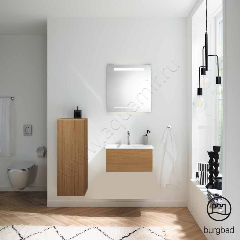 Тумба под раковину Burgbad Essence WWIJ05TF3878 в интерьере