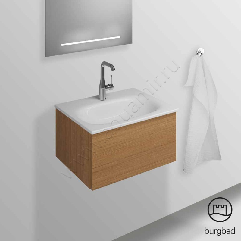 Тумба под раковину Burgbad Essence WWIJ05TF3878 в интерьере