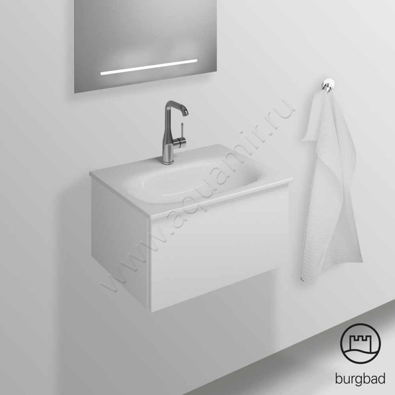 Тумба под раковину Burgbad Essence WWIJ05TF3870 в интерьере