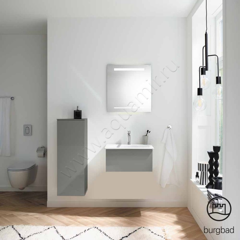 Тумба под раковину Burgbad Essence WWIJ05TF3871 в интерьере