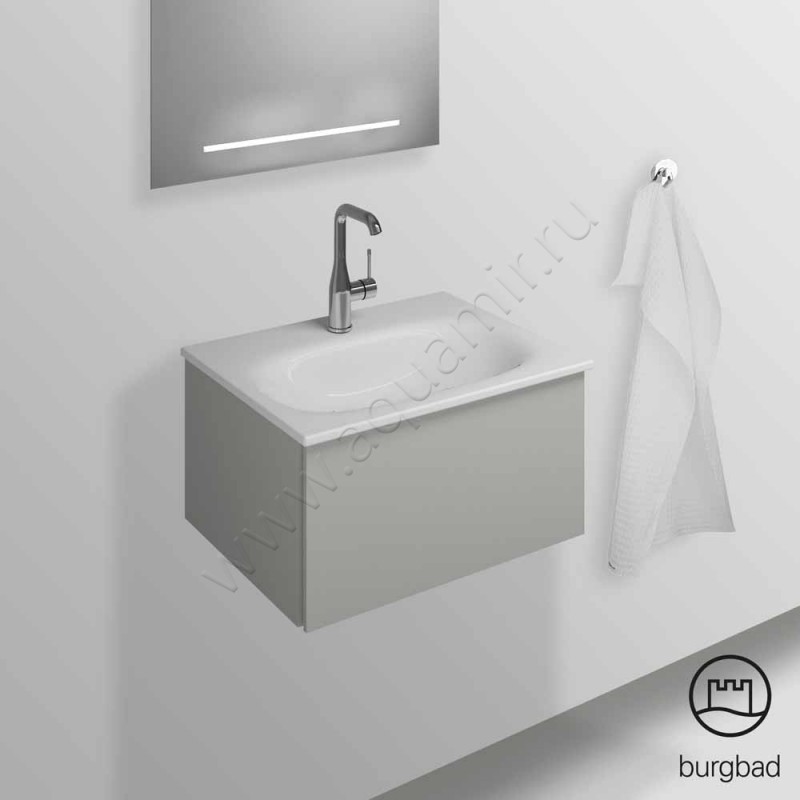 Тумба под раковину Burgbad Essence WWIJ05TF3871 в интерьере