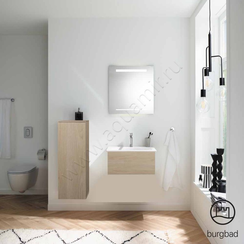 Тумба под раковину Burgbad Essence WWIJ05TF3872 в интерьере