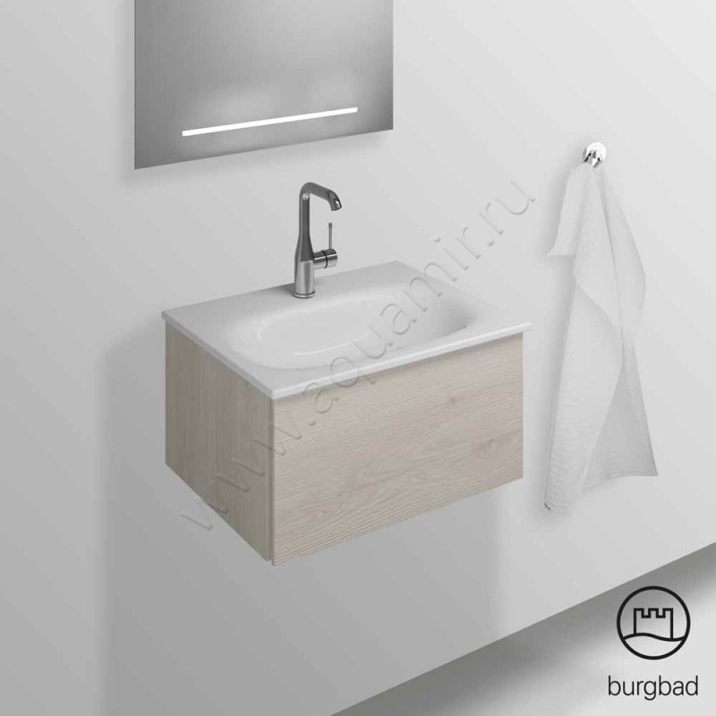 Тумба под раковину Burgbad Essence WWIJ05TF3873 в интерьере