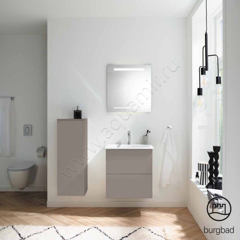 Тумба под раковину Burgbad Essence WWIK05TF3869 в интерьере