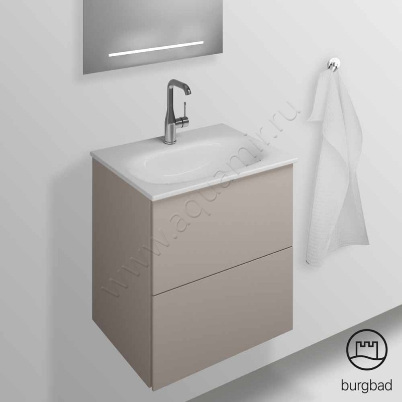 Тумба под раковину Burgbad Essence WWIK05TF3869 в интерьере