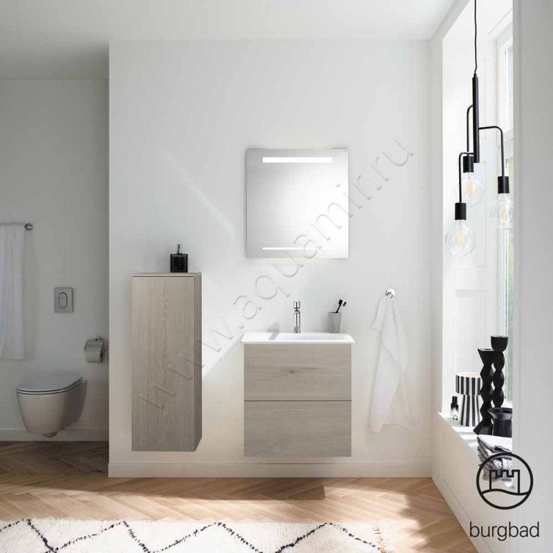 Тумба под раковину Burgbad Essence WWIK05TF3874 в интерьере