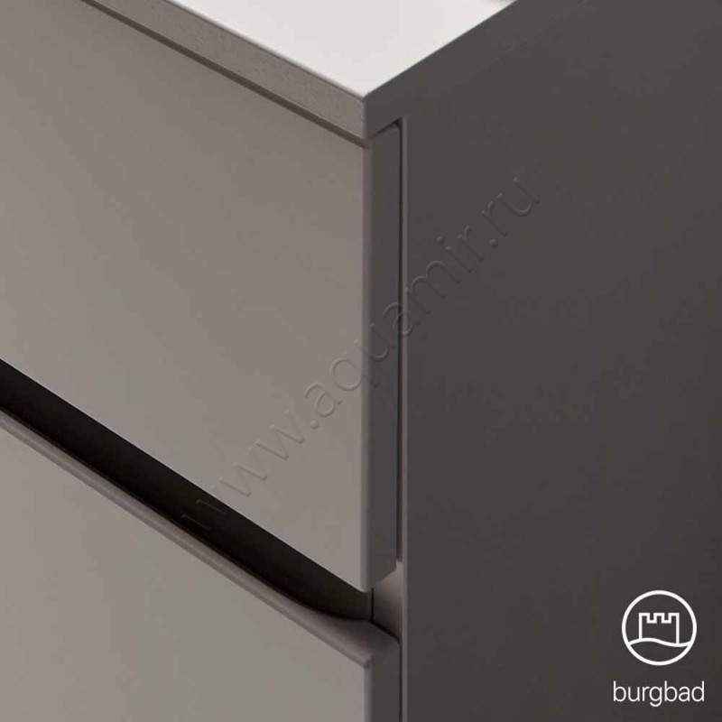 Тумба под раковину Burgbad Cube WWGP121LF3796 в интерьере