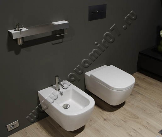 Биде подвесное Antonio Lupi KOMODO KOMODO2 в интерьере