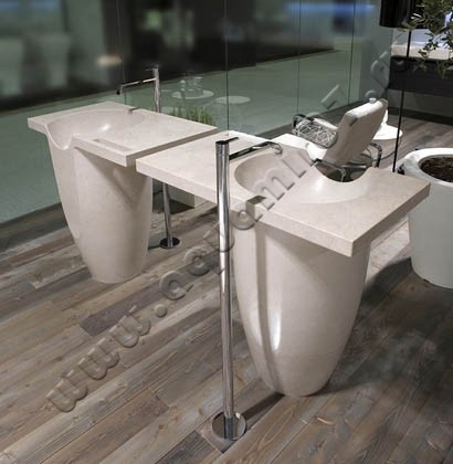 Смеситель для раковины Antonio Lupi BIKAPPA BK902N в интерьере