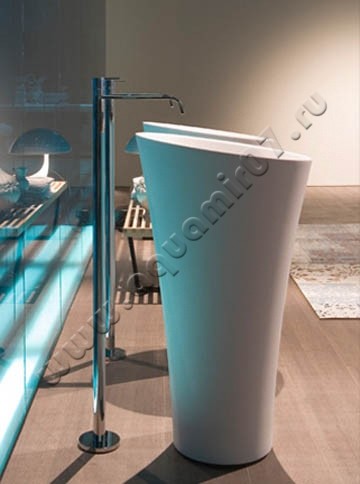 Смеситель для раковины Antonio Lupi BIKAPPA BK902N в интерьере