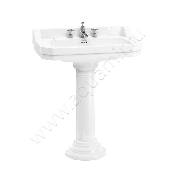 Раковина мебельная накладная Burlington Edwardian 80 см B183TH в интерьере