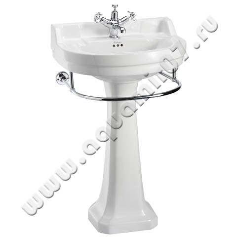 Раковина для пьедестала Burlington Edwardian 56 см B61TH в интерьере