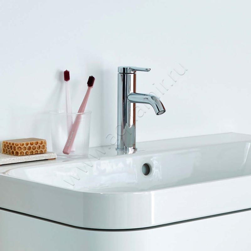 Смеситель для раковины Duravit C.1 C11020001010 в интерьере