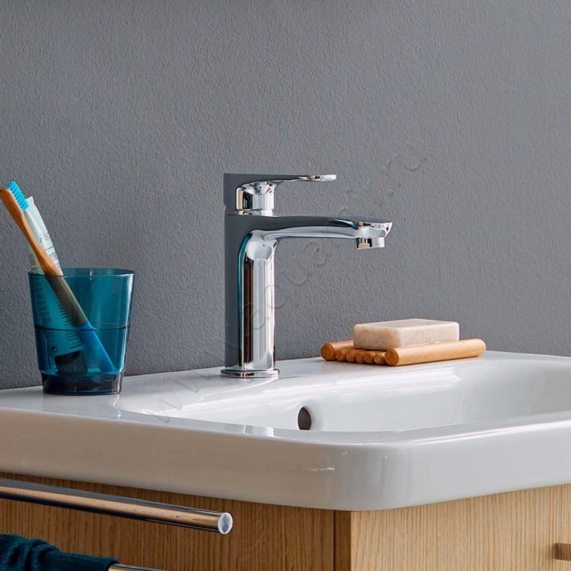 Смеситель для раковины Duravit A.1 A11020002010 в интерьере