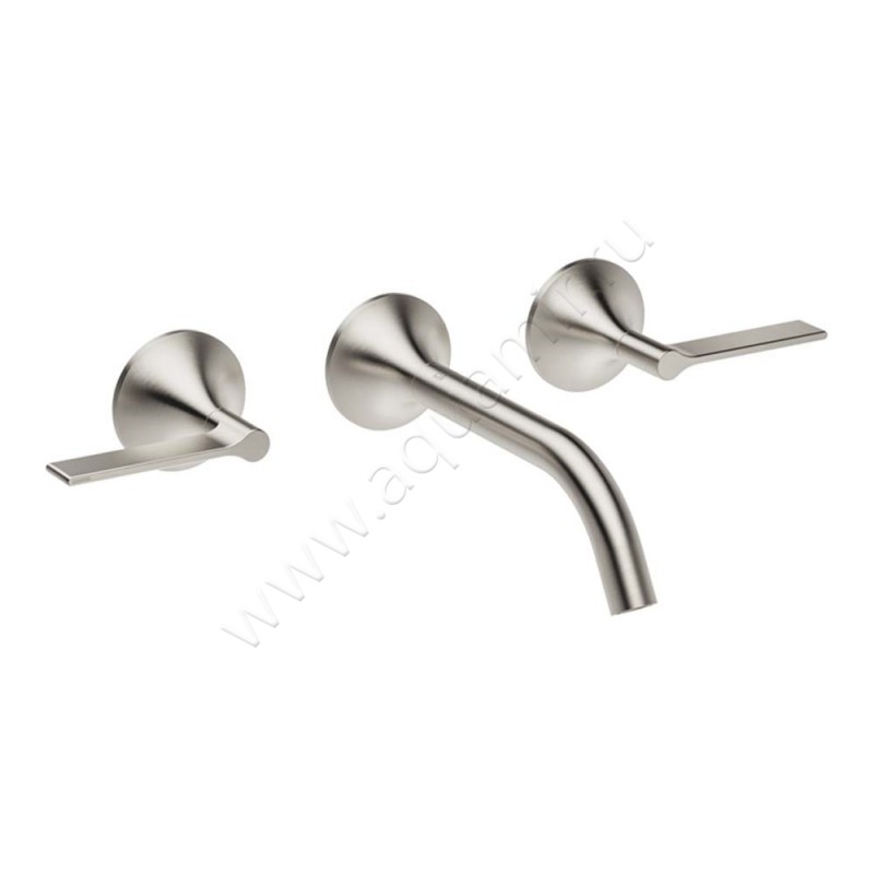 Смеситель для раковины Dornbracht VAIA брашированная платина 3671281906 в интерьере