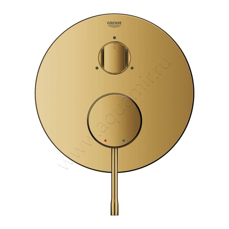 Однорычажный смеситель для ванны/душа Grohe Essence 24092GL1 в интерьере