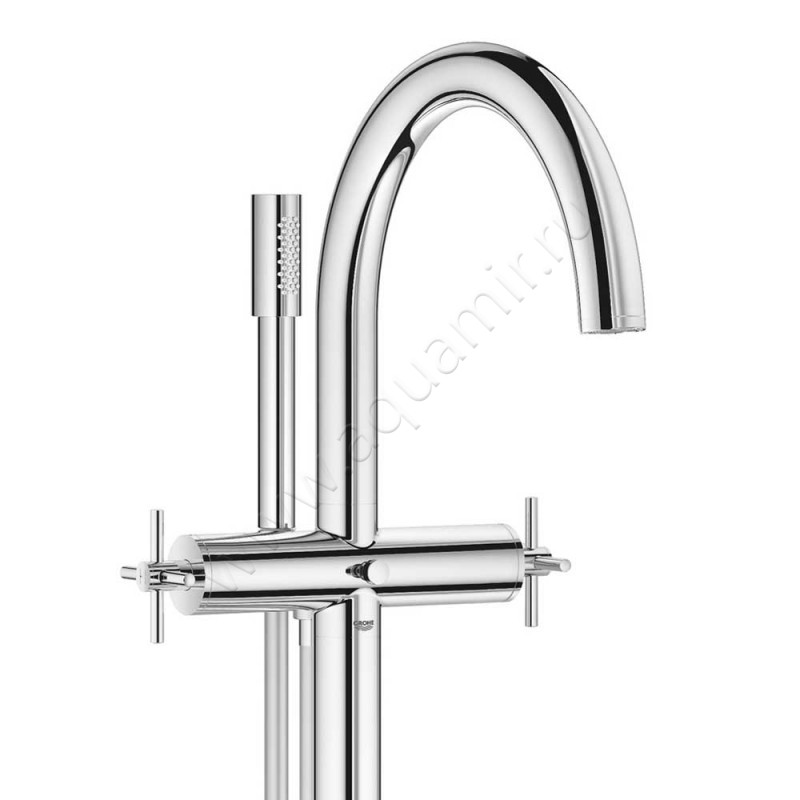 Напольный смеситель для ванны Grohe Atrio New 25044003 в интерьере