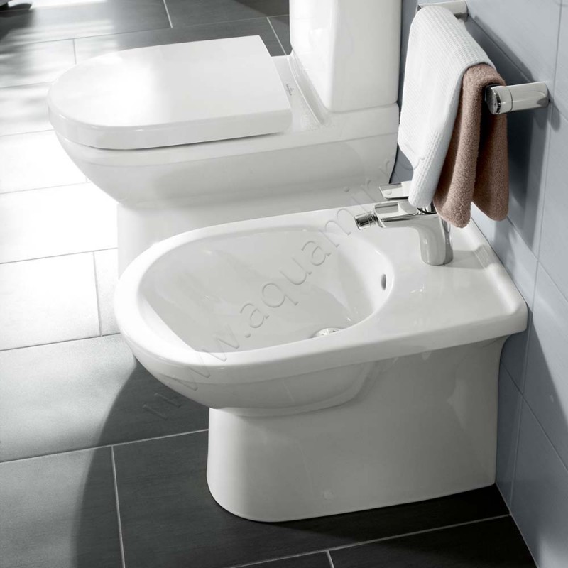Биде напольное Villeroy & Boch O.Novo 54610001 в интерьере