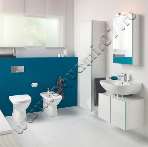 Биде напольное Villeroy & Boch O.Novo 54610001 в интерьере