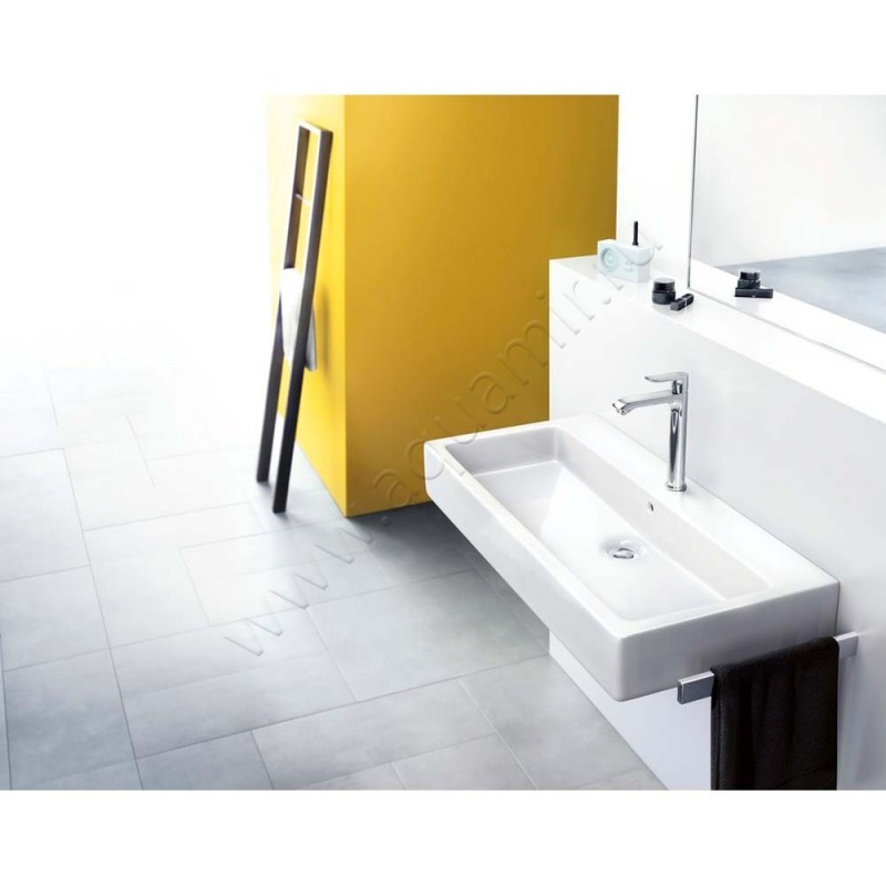 Смеситель для раковины Hansgrohe Metris хром 31183000 в интерьере