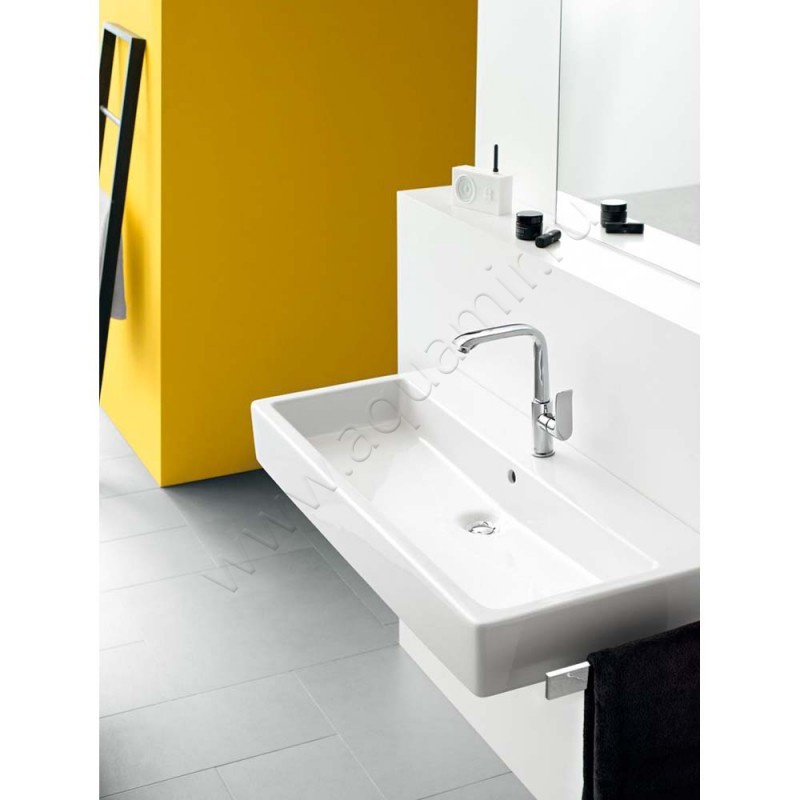 Смеситель для раковины Hansgrohe Metris хром 31087000 в интерьере