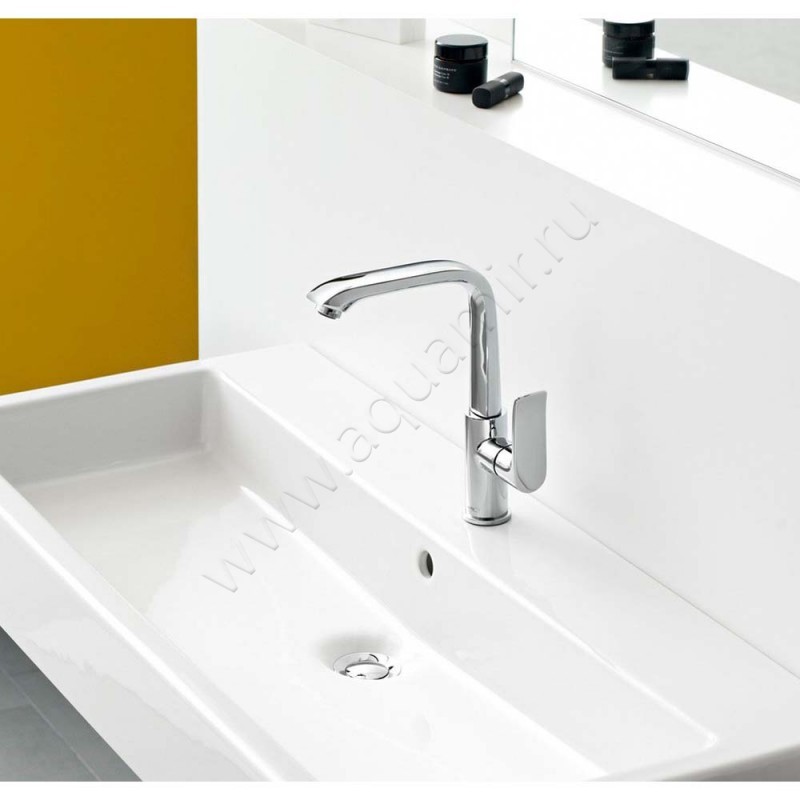 Смеситель для раковины Hansgrohe Metris хром 31087000 в интерьере