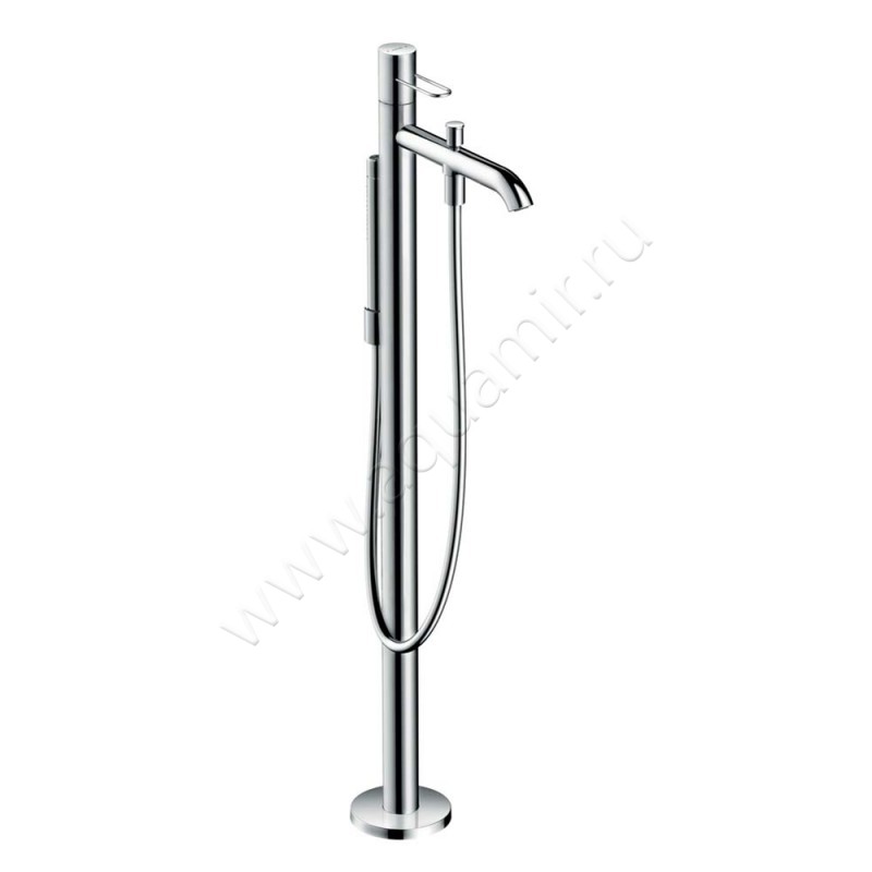 Напольный смеситель для ванны Hansgrohe Axor Uno 38442000 в интерьере