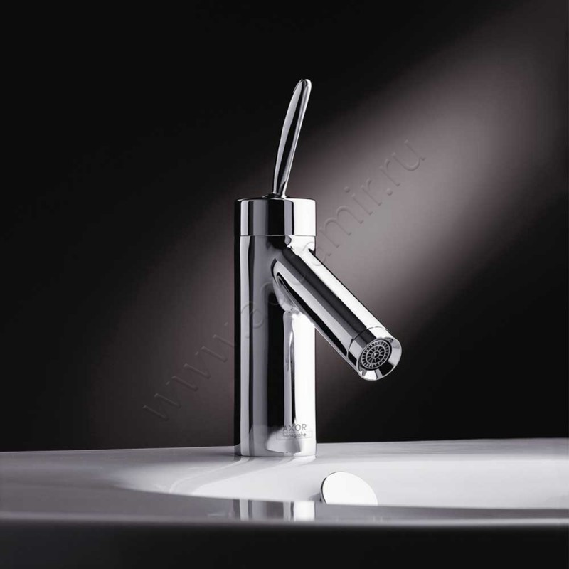 Смеситель для раковины Hansgrohe Axor Starck Classic 10018000 в интерьере