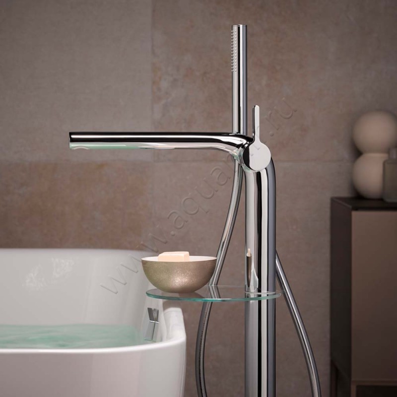 Напольный смеситель для ванны Keuco Edition 400 51527010100 в интерьере