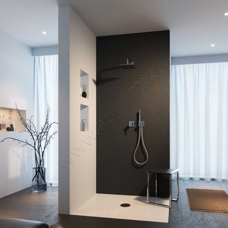 Переключатель Keuco IXMO черный матовый хром 59557131202 в интерьере