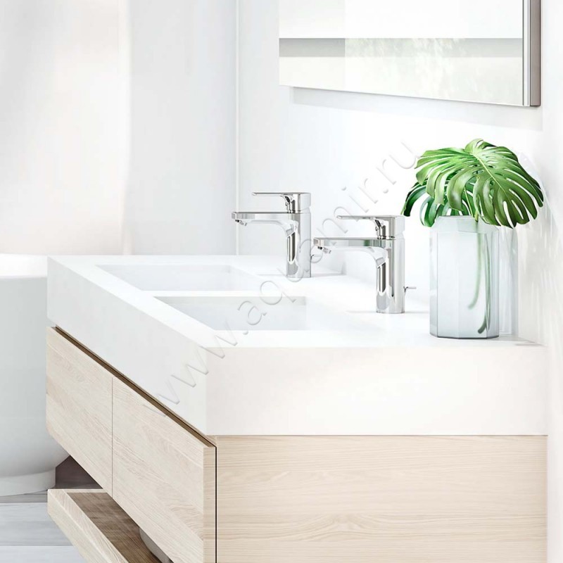 Смеситель для раковины Kludi ZENTA SL хром 482900565 в интерьере