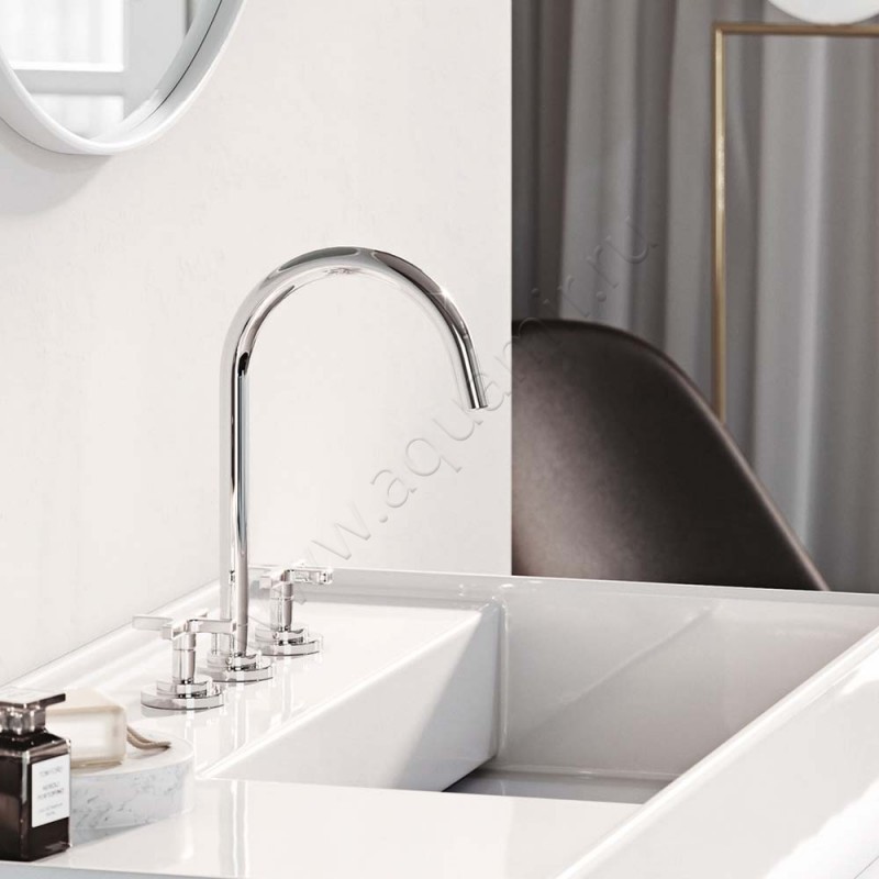 Смеситель для раковины Kludi NOVA FONTE хром 201430520 в интерьере