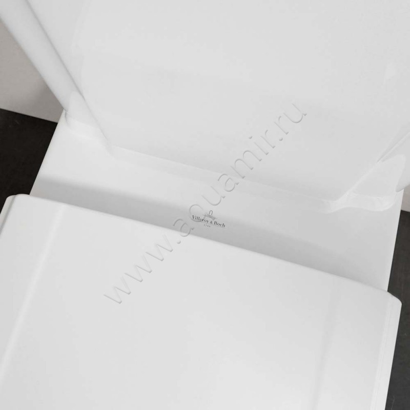 Унитаз напольный Villeroy & Boch HOMMAGE 72,5 см, белый, с покрытием ceramicplus 666210R1 в интерьере