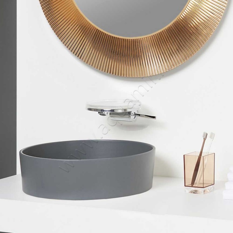 Смеситель для раковины Kartell by Laufen 3113370041201 в интерьере