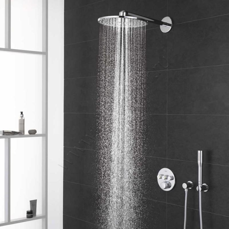 Душевой набор с термостатом Grohe Rainshower SmartActive 34705000 в интерьере