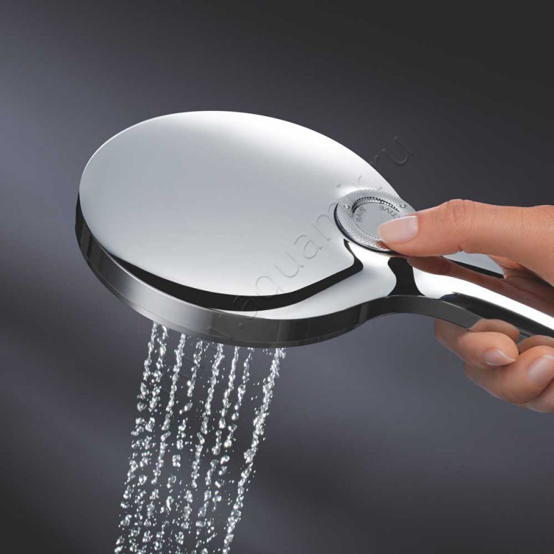 Термостатическая душевая стойка Grohe Rainshower SmartActive 26657000 в интерьере