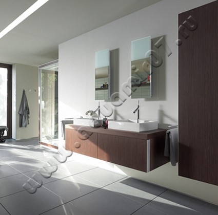 Зеркало с подсветкой Duravit Starck 29 см S1971600000 в интерьере